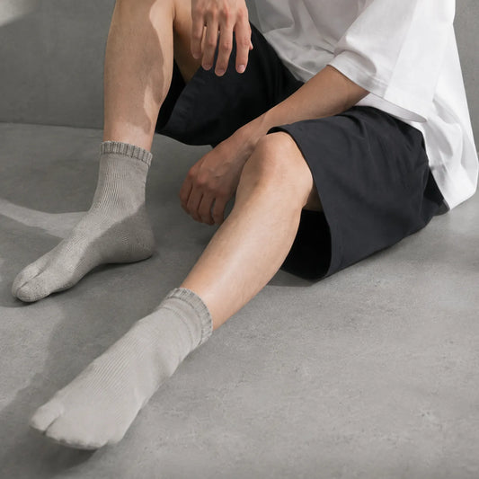 【NEW】湯あがり和紙足袋ソックス / Black・Light Gray・Light Blue