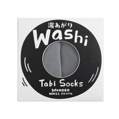 【NEW】湯あがり和紙足袋ソックス / Black・Light Gray・Light Blue