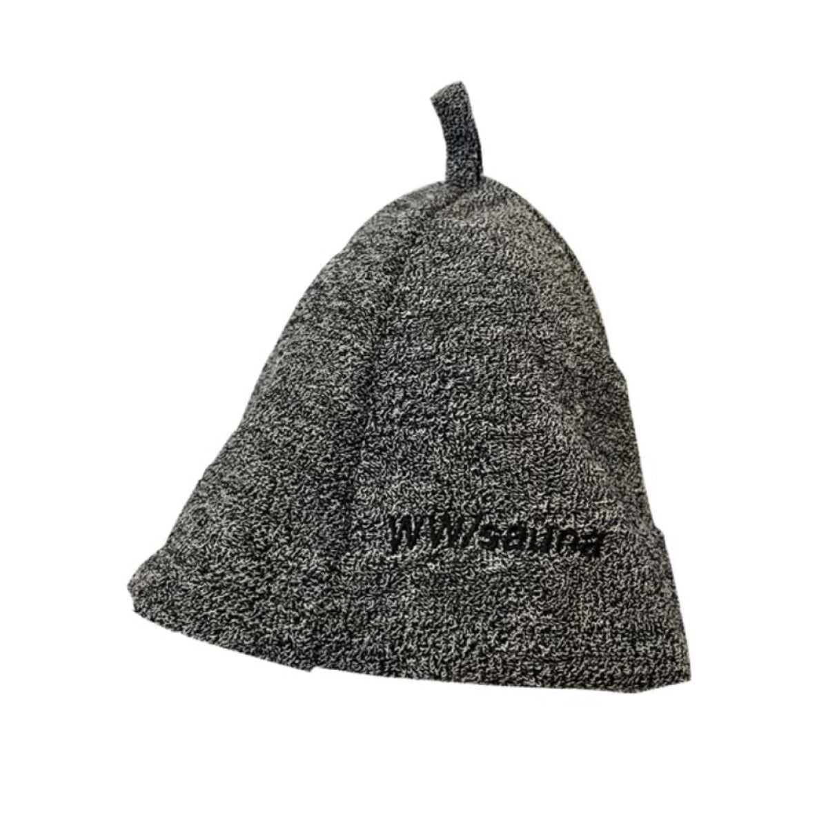 WONDERWALLsauna泉州サウナハットBlack(白背景)