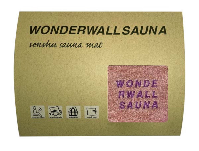 WONDERWALLsauna泉州サウナマットピンク3